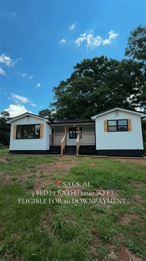 🏡 Looking for a move-in ready home with NO down payment? This recently remodeled 3 🛏️ | 2 🛁 home in Saks could qualify for a USDA loan with $0 down! ✨ Updated, affordable, and ready for its next owner. Message me to schedule your private tour before it’s gone! 🔑 Melissa Becerra AL & GA REALTOR🔑 Brokered by Real Broker, LLC BUY • SELL • INVEST #alabamarealestate #annistonalabama #homeforsale #remodel Exclusively listed by: Jason Williamson with ERA King Real Estate