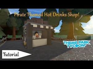 Pirate themed Stall Tutorial | Roblox Theme Park Tycoon 2 Build