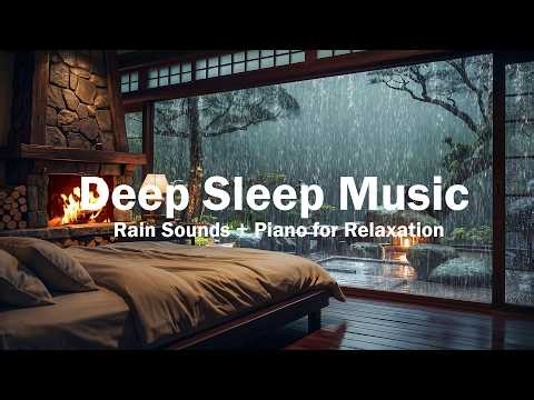 Relaxing Piano Music – Healing Rain Sounds for Stop Overthinking & Sleep Instantly – Sleep Music
