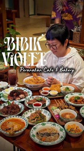 Welcome to Bibik Violet 💜 — your new go-to Peranakan cafe & bakery in the heart of Temasek Shophouse! From 29 September, all-day makan in a warm, heritage-rich space that feels like a bibik’s kitchen come alive. Think vintage tiles, rattan furniture, batik touches, and the aroma of freshly baked kuehs. ￼ 🍛 On the menu: classic nasi lemak, Nyonya laksa, prawn mee, kueh pie tee, buah keluak pork ribs, kaya toast, pandan chiffon — and more. ￼ 🍰 Don’t miss our bakery counter, where kuehs and cake