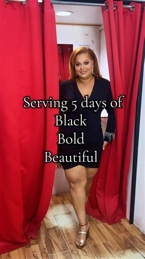 Closet Red Plus Size Clothing on Instagram: "This is day 1 of our 5 days of Black. Bold. Beautiful!!! Day 1 is our Fringe Jacket Dress Sexy for the girls with fierce legs Short girl friendly Warp to help camouflage tummy Fringe details to keep it fun! 1x-3x Slight stretch True to size 389 Shop the best! Shop Closet Red ❤️"