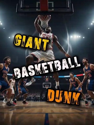 “22-Foot AI Giant SLAMS The MOST INSANE Dunk Ever 🤯🏀”