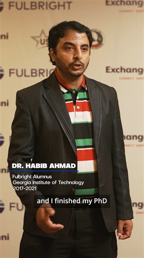 Dr. Habib Ahmad earned his PhD in Electrical Engineering through the Fulbright Program, specializing in High-Power Electronic and Optoelectronic Devices at Georgia Institute of Technology. As an Assistant Professor at IIU, Islamabad, he strives to help Pakistan achieve its sustainable energy goals by sharing his knowledge with students. #USEFP #Fulbright #USPAK #75YearsOfUSEFP #ExchangeAlumni #Energy #USEFP75 #STEM #ElectricalEngineering #Education | United States Educational Foundation in Pakis