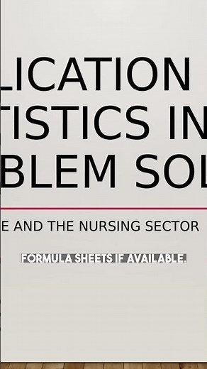 MyLab Statistics Problem Solving