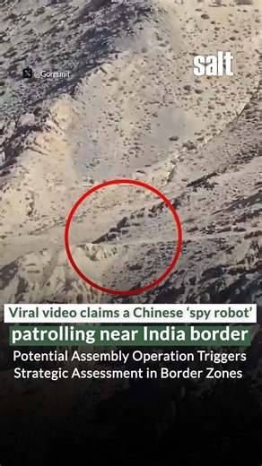 Salt By Lutyens on Instagram: "Recent reports suggest the presence of a Chinese remote surveillance device possibly part of a robotic or semi-autonomous monitoring system—along certain stretches of the India-China Line of Actual Control (LAC). Such devices are believed to be used for long-range observation, terrain mapping, and real-time intelligence gathering, allowing remote operators to monitor troop movements or strategic positions without exposing personnel.The appearance of these mechanism