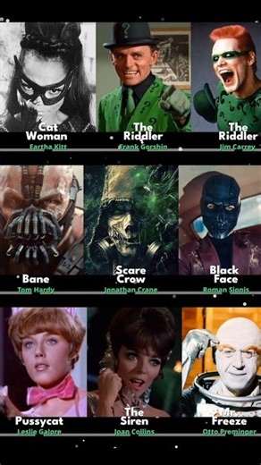 Best Batman Villain List...#shorts
