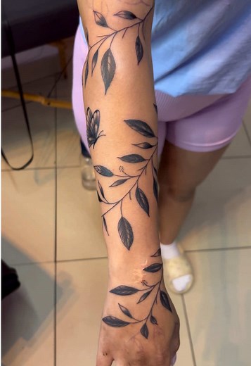 Vine-Inspired Tattoo Designs for Personal Expression
