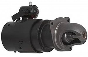 RAREELECTRICAL New 9T Direct Drive Starter Motor Compatible with Case Lift Truck 480Ck 580Ck A36584 A47458