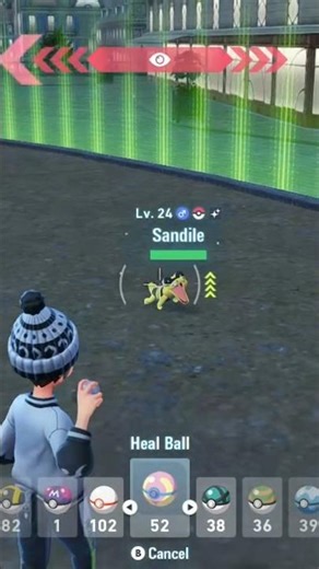 Shiny Sandile - Pokemon Legends: Z-A