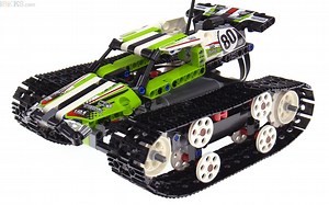 乐高 LEGO 42065 科技机械组 履带遥控卡车 拼搭搬砖视频