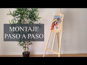 Tutorial fácil montaje Caballete de pintura paso a paso