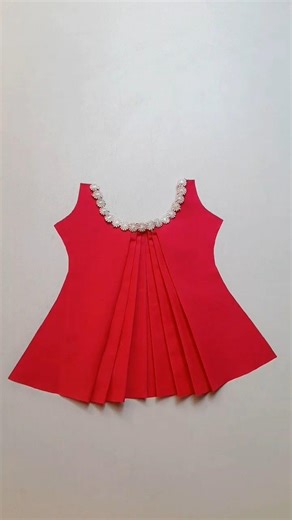 Easy & Simple Dress Cutting Tutorial ✨👗 #babyfrock #sewing #trendingvideo #kidsfashion