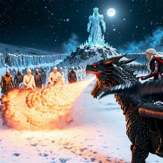 What if Game of Throne's Daenerys had to kill an undead Khal Drogo raised by the Night King?