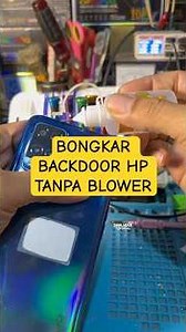 Dismantle the Back Cover of a Glue Model Cell Phone