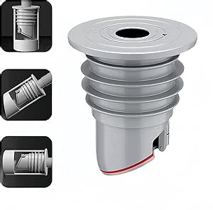 Washing Machine Drain Hose Seal, Anti-Odor Floor Drain Plug Sewer Pipe Seal Ring Sealing Cover, Washing Machine Sealing Plug (1, M: 45-50MM)