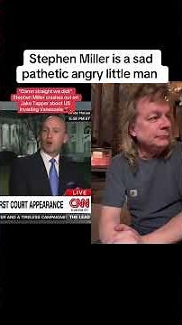 Stephen Miller is a sad angry pathetic little man #duet #greenland #maga #venezuela #stephenmiller