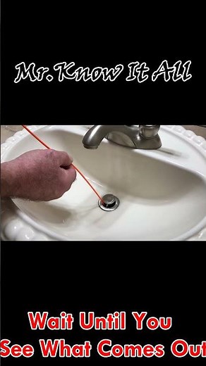 How To Clean Out A SEVERELY Clogged Drain In 30 Seconds