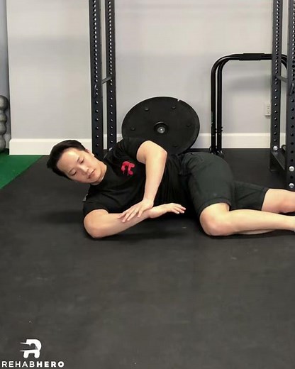 Improve shoulder internal rotation with the Sleeper Stretch