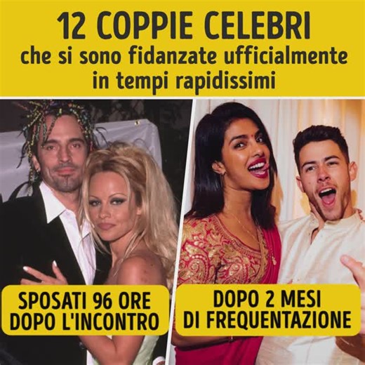 185K views · 362 reactions | 12 coppie celebri che si sono fidanzate ufficialmente in tempi rapidissimi | Il Lato Positivo | Facebook