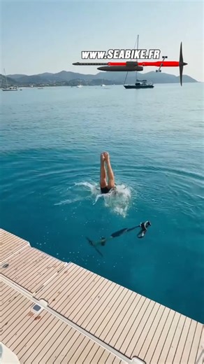 1.3K views · 3.1K reactions | www.SEABIKE.FR Portable water bike for swimming long distances 朗錄 #swimming #switzerland #swimmer #snorkeling #france #germany #italy #spain #yacht #boats #vacationmode #newjersey #brazil #bali #triathlon | Cannes Seabike Club | Facebook