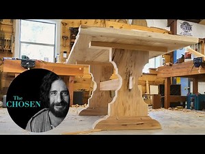 Building “The Chosen” Trestle Table // Old School Joinery // Traditional Woodworking (Re-Upload)