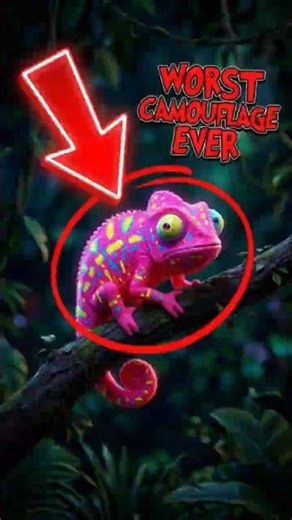 The Chameleon is a Liar 🦎#animals #animalfacts #animallife