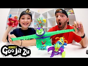 Father Son EPIC MONSTER BATTLE! / Goo Jit Zu Galaxy Blast!