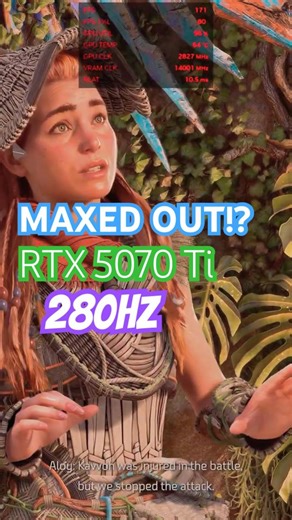 RTX 5070 Ti | 4K HDR | QD-OLED #maxsettings #horizonforbiddenwest
