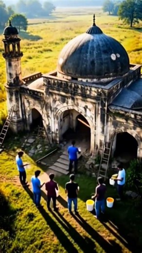 From Neglected to Glorious | Restoring an Old Mosque Under the Moonlight