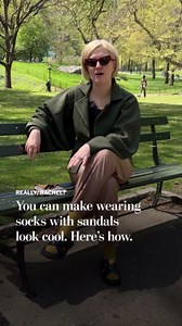 How to make wearing socks with sandals look cool