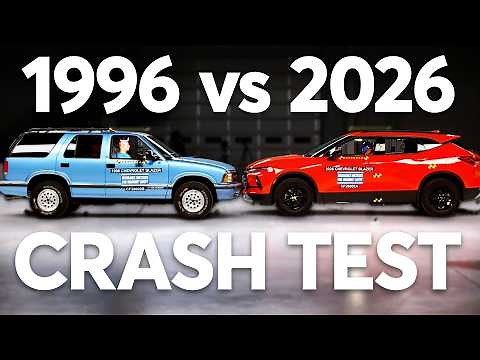 1996 vs. 2026 Chevrolet Blazer IIHS Crash Test: The Difference Is Shocking | Consumer Reports