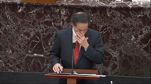 282K views · 3.9K reactions | Rep. Jamie Raskin gave an emotional speech during former President Trump’s Senate trial on Tuesday, remembering his late son, whom he buried the day before the Jan. 6 attack on the U.S. Capitol, and breaking down while talking about being separated from his daughter during the deadly siege. politi.co/3aOH95w | POLITICO | Facebook