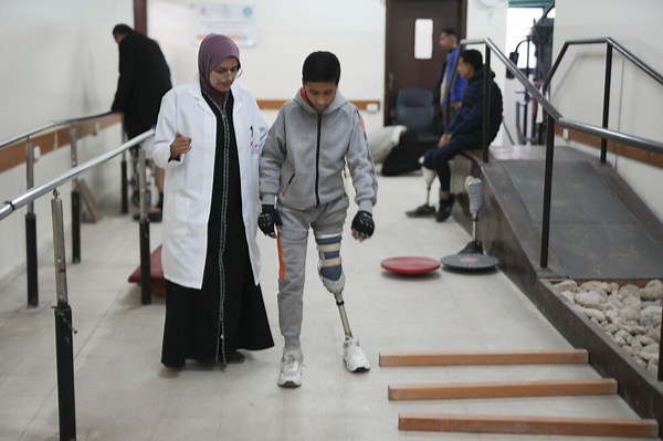 Gaza's child amputees struggle with recovery, especially after Israel's cutoff of aid
