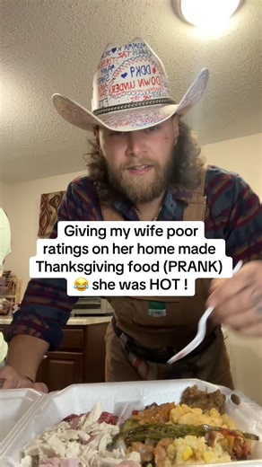 Poor ratings on my wifes home made Thanksgiving meal prank @Southern | Yasmin Pinto