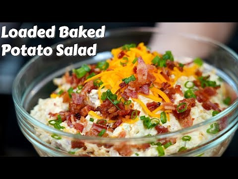 This Potato Salad Will Make You The Star At Your Next Cookout | Loaded Baked Potato Salad Recipe