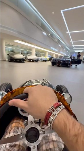 Testing out the new Baby Bugatti II at POF motors in Dubai