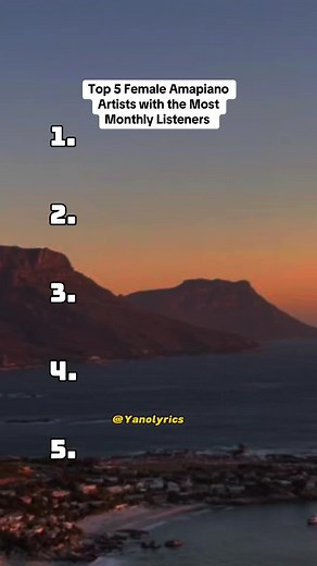 Top 5 Female Amapiano Artists: Monthly Listeners Update