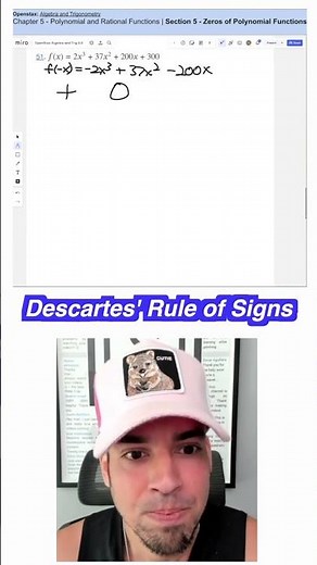 Descartes' Rule of Signs