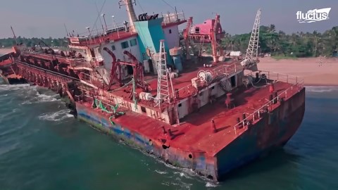 A Day In Life of Sailors Piloting Tiny Container Ship
