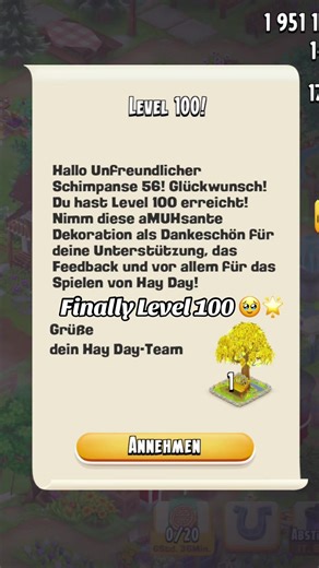 Reaching Level 100 in Hay Day: My Farming Journey