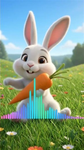 Rabbit singing #cartoon #shorts #ai