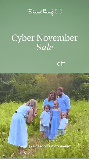 Show up like the pro you are with ShootProof galleries ✨ Modern galleries that wow clients 📅 Easy booking that fills your calendar 💰 Zero commission fees (keep 100% of sales) 50% off monthly or annual plans – our biggest discount in 15 years! | ShootProof