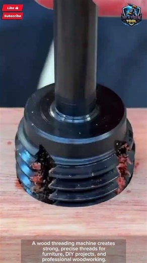 Wood Threading Machine Tool for Precision Furniture Joinery#tool