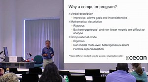 Applying agent-based modelling (ABM) to evaluation - Professor Nigel Gilbert