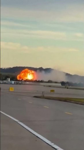 Ball of fire erupts after UPS plane explodes on takeoff