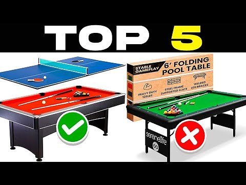 ✅ TOP 5 BEST POOL TABLES 2025 on a Budget | Affordable POOL TABLES