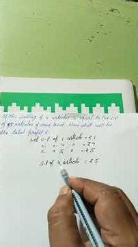 How to find percentage. Mental Maths class 8th chapter 7 comparing quantities Q.38 NCERT syllabus