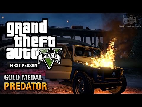 GTA 5 - Mission #50 - Predator [First Person Gold Medal Guide - PS4]