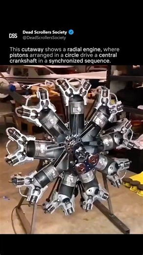 How a Radial Engine Actually Works ⚙️