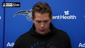 Moe Wagner spoke with the media today after being diagnosed with a torn ACL SAS Software | Orlando Magic